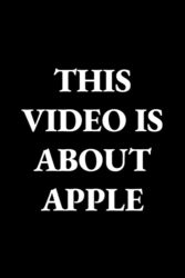 This Video is About Apple